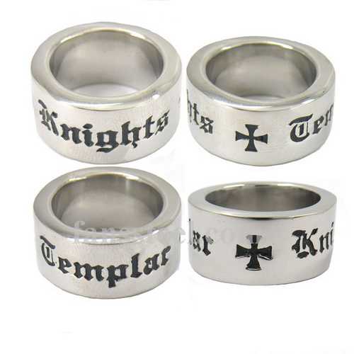 FSR11W46 knights templar cross masonic ring 